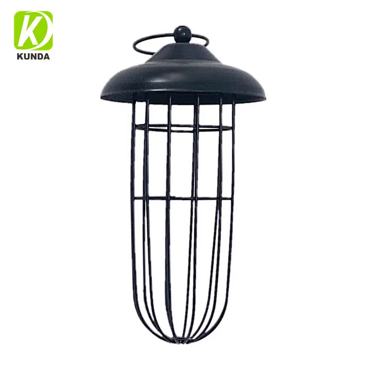 Metal Suet Hanging Fat Ball Feeder Anti-Squirrel Mesh Bird Food Dispenser Fruit Vegetable Feeders