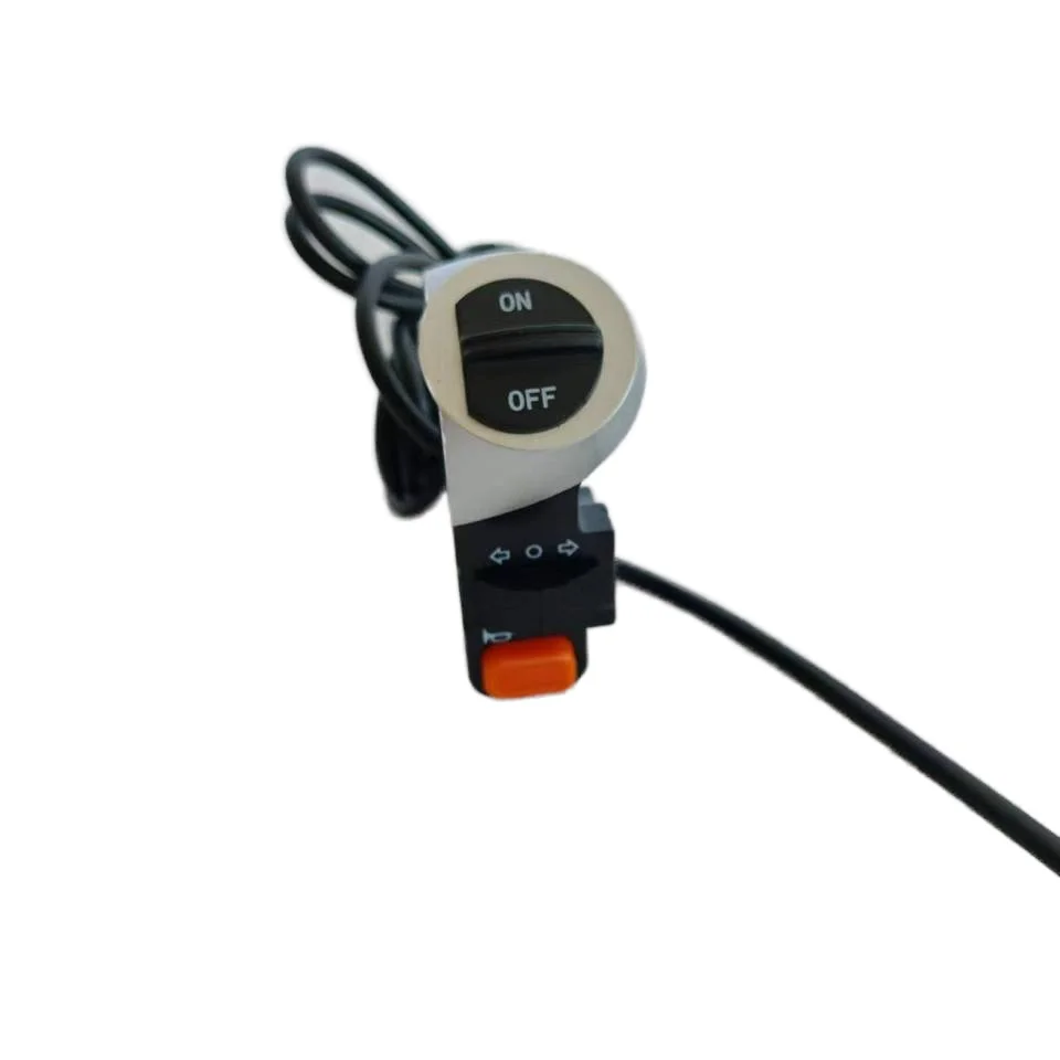 OEM Design 7/8 Inch 0.5 Meter E-bike Electric Motorcycle Electric Scooter Handlebar Lights and Turn Signal Signal Toggle Switch