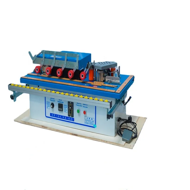 Semi- Automatic Edge Banding machine with rotary and straight function