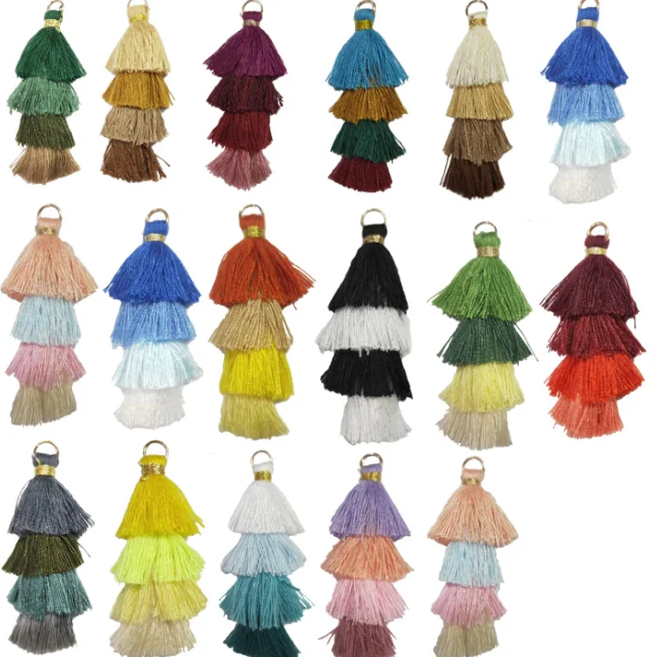 New hot sale Vintage Leather Tassels jewelry accessories jewelry findings earrings accessories DIY key buckle