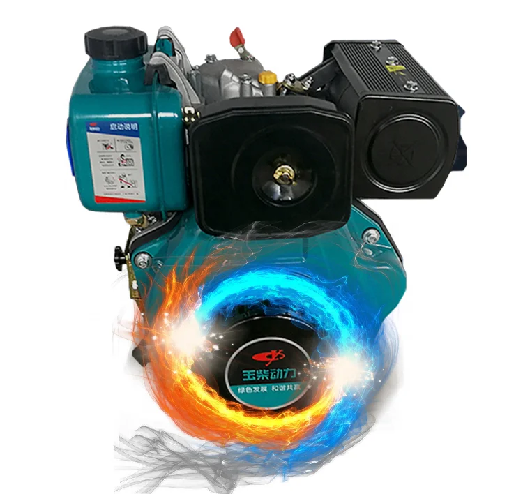 Electric Start Air Cooling 4 Stroke 12hp 195 Diesel Fuel Engine Price