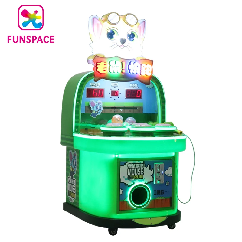 Hot Selling mouse speed run Indoor Kids Game Machine Hammer Hit mouse Coin Operated ticket game whack a mole