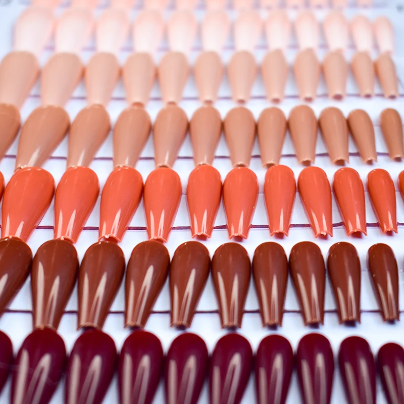 reliable press on nail manufacturer ABS luxury false nails reuse invironmentally friendly