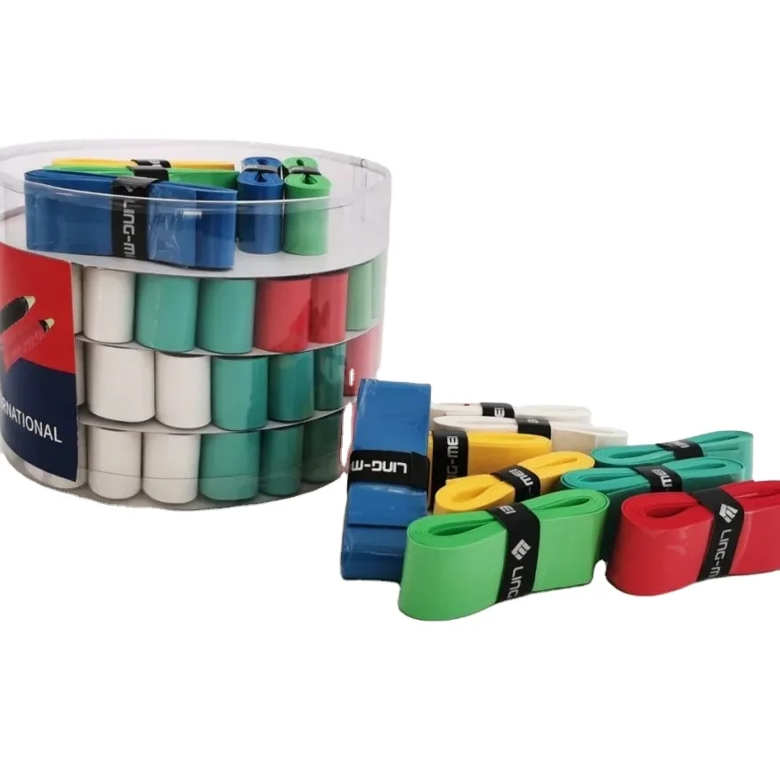 Overgrips Customized Printing Badminton / Tennis/ Squash Rackets Grips Various of Colors Ordinary Keel Overgrip