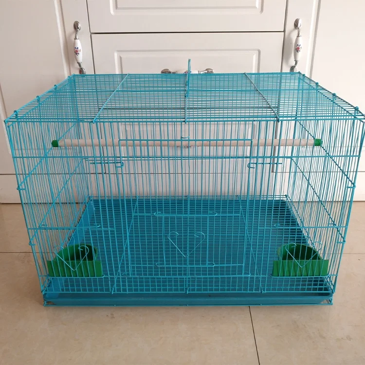Folding Large Bird Cage Wire Mesh Parrot Breeding Cage