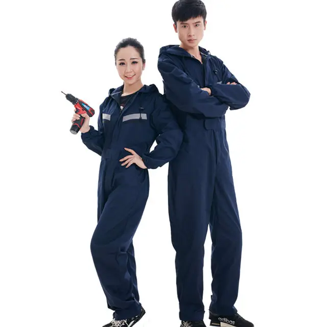 Autumn long-sleeved welder uniforms factory waterproof jumpsuit overalls work clothes