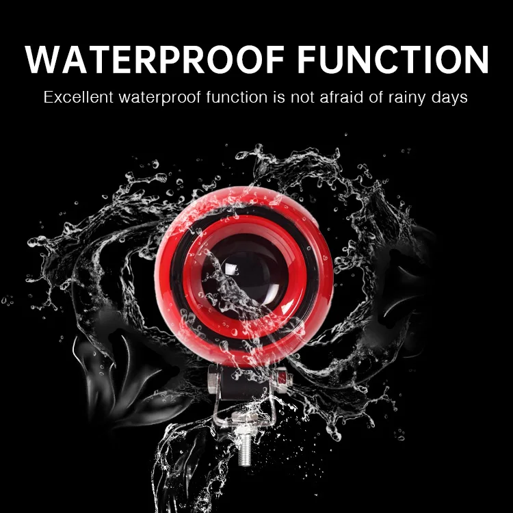 New Waterproof Vehicle Safety Lamps DC10-80V LED Red Stop Caution Lights Forklift Safety Warning Light