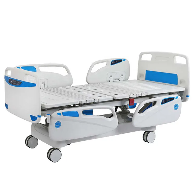 Медицинское оборудование 5 функций Электрический icu Больничная кровать 3 crank металл