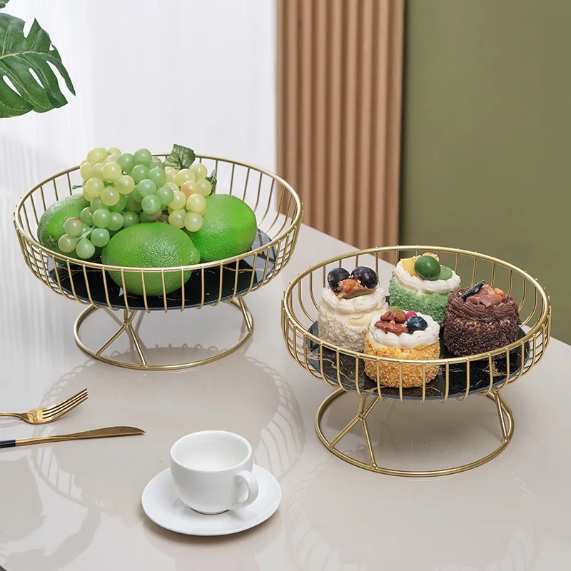 Hot Selling Home Decoration Metal Fruit Basket Kitchen Creative Storage Rack