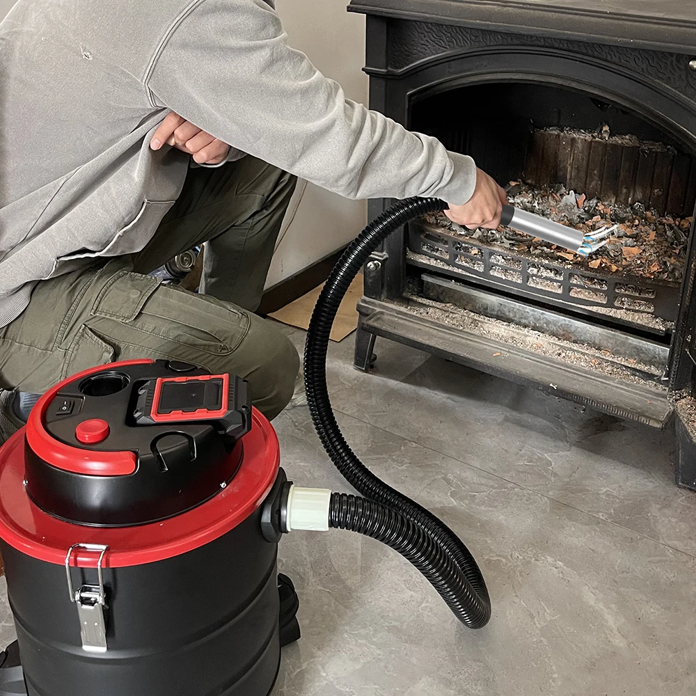 18L Cordless Ash Vacuum Cleaner with Metal Tube HEPA Filtration suitable for Makita and battery not included