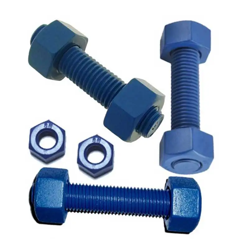 Прямая Продажа с китайского завода углеродистая сталь простой ASTM A193 Gr B7 высокая прочность на растяжение стержень болт A194 2H