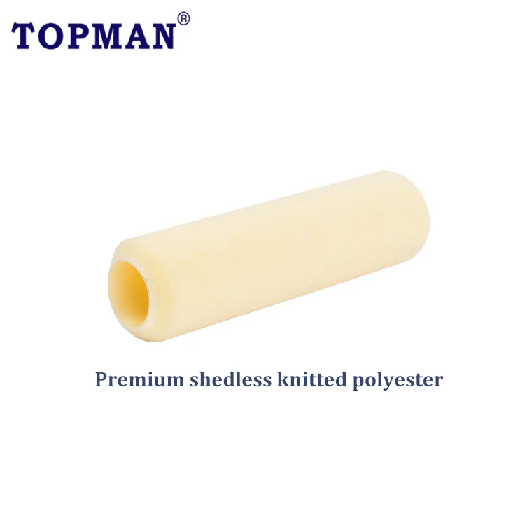 TOPMAN 9 inch premium polyester paint lint free roller with sleeve brush