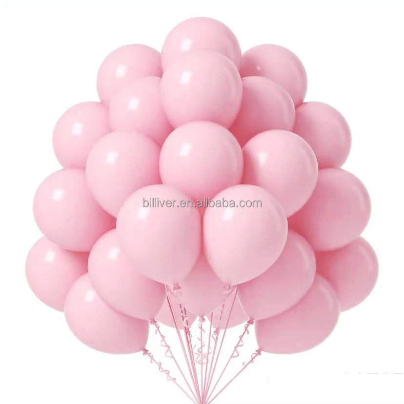 Factory High Quality 10 inch 50 pcs Package Retro Balloons for Party Birthday Decoration Inflatable Helium Latex Chrome Balloons