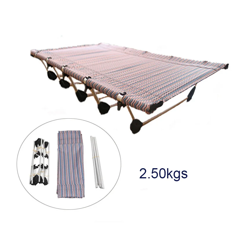 outdoor  aluminum frame ultralight portable Military army folding  cot Bed 2022 modern style Aluminum Camping tent Bed