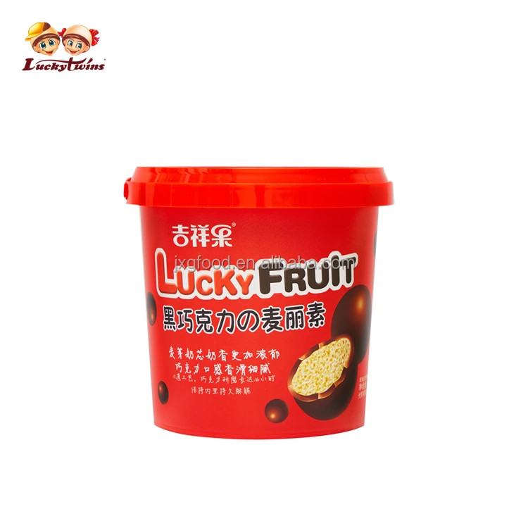Manufactured chocolate candy hot sales biscuit chocolate delicious chocolate bucket with handle