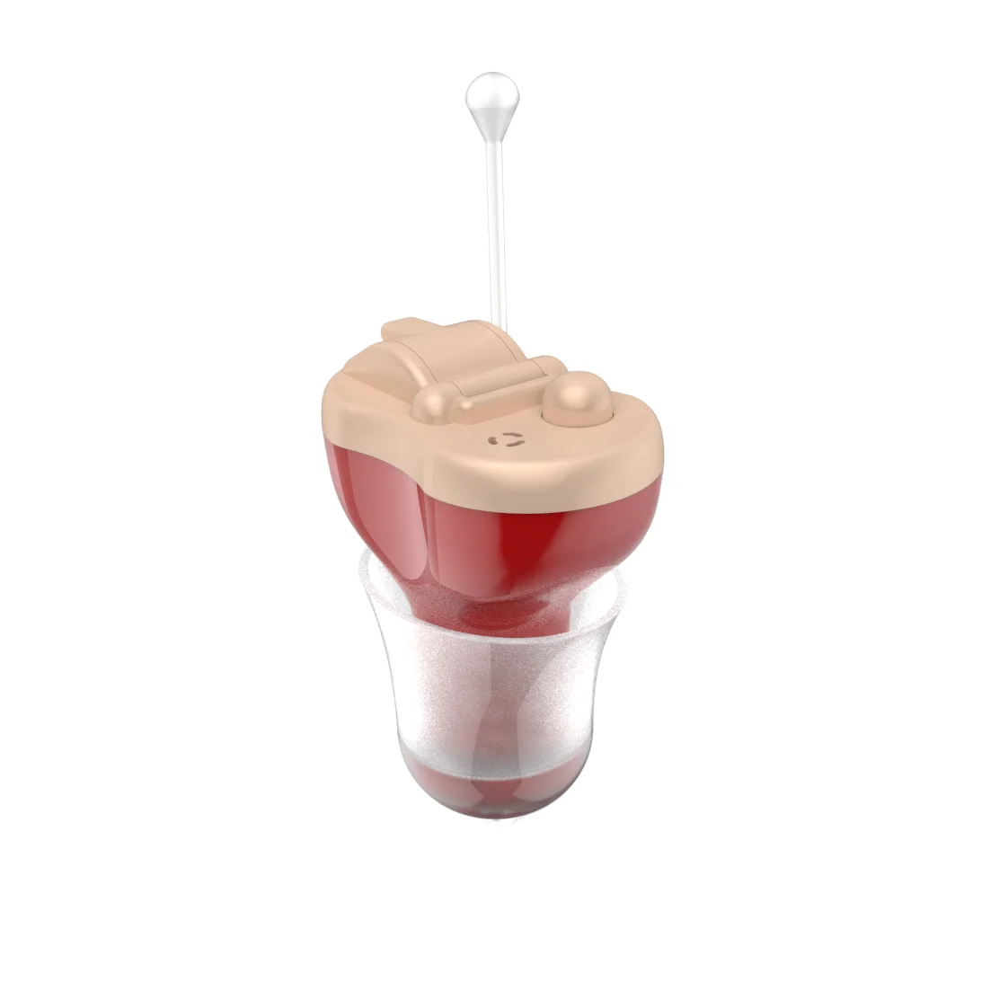 Универсальный Невидимый цифровой слуховой аппарат для левого и правого уха с аккумулятором CIC