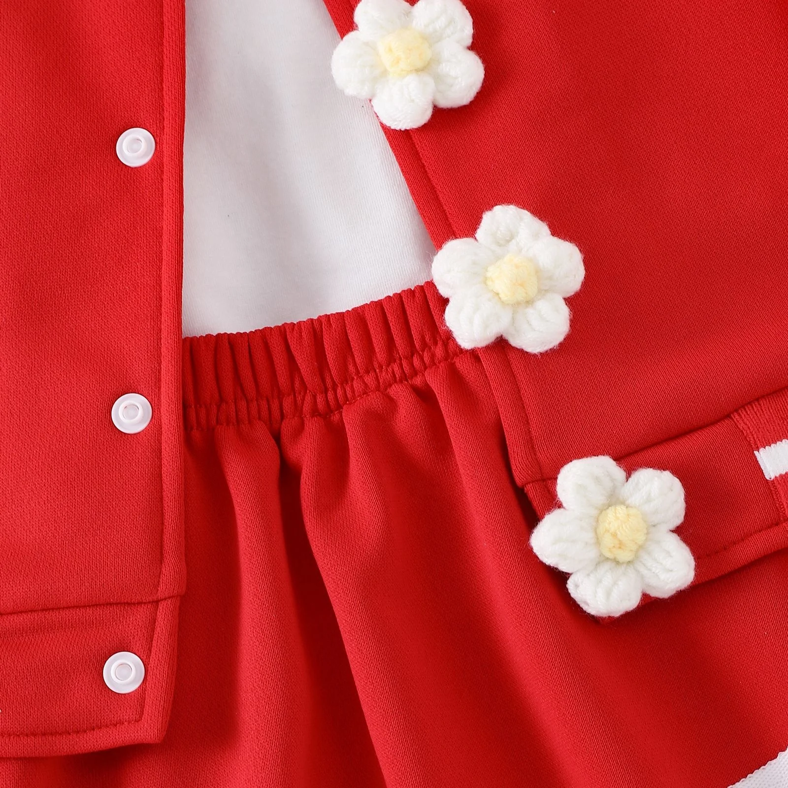 Hot selling baby red clothes set skirt long sleeve tracksuit baby girl clothes 2 piece set
