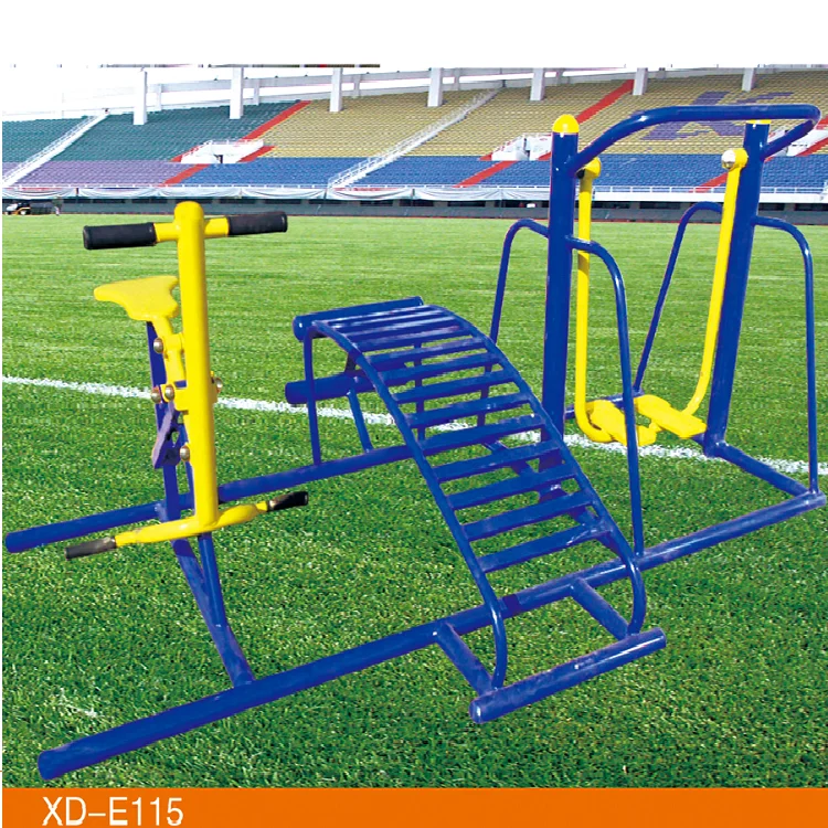 Outdoor Park Fitness Equipment Integrated outdoor Fitness Facility Wab board/ Exercise Bike/ Air Walker