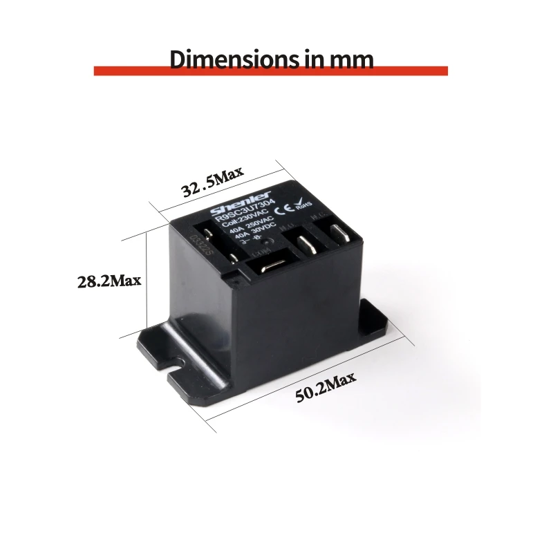 Силовое реле shenler R9SC3U7304 кондиционера 40