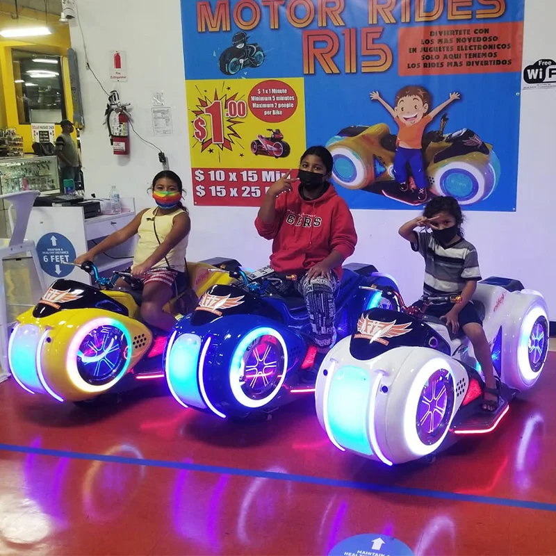 Kids Portable Amusement Ride Electric Motorcycle for Shopping Mall Fairground Attractions Entertainment equipment