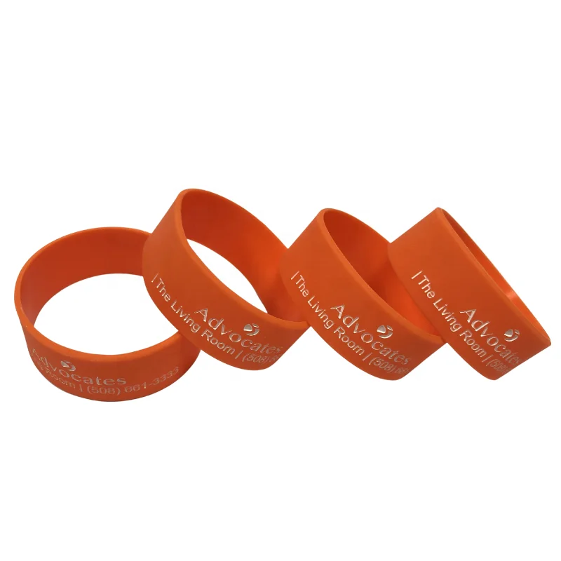 promotion gifts Factory Supply Your Own Logo Engraved Debossed Men Bracelet Silicone Wrist Band Rubber Custom Silicon Wristband