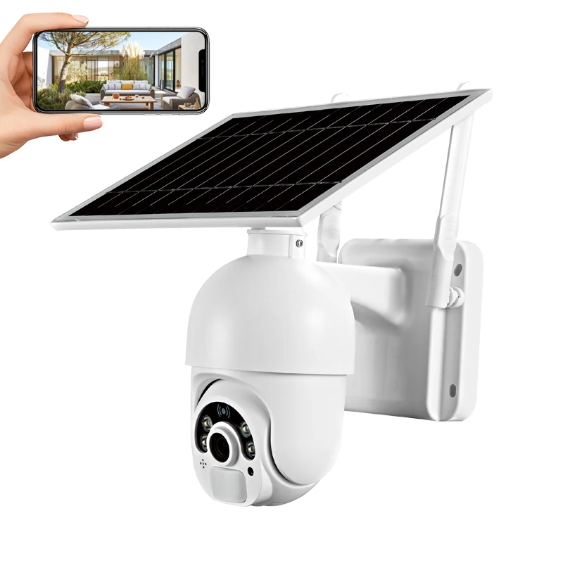 Vesafe wireless 4g ip security camera hd 1080p ptz security camera Tuya App outdoor waterproof dome camera with two-way voice