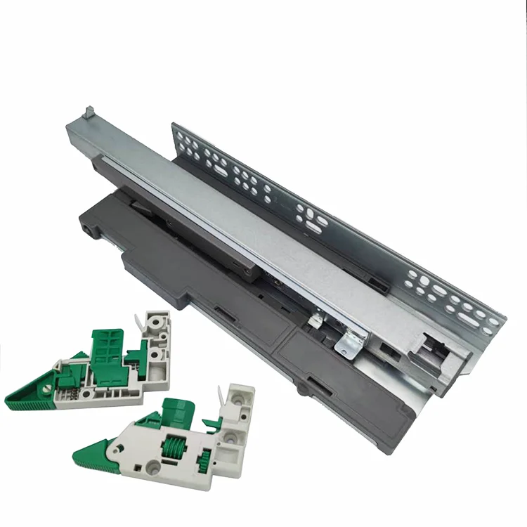 
 Кухонный шкаф Выдвижная горка для мебельной фурнитуры черный канал стальной нержавеющий пуш-ап и мягкий близко Выдвижная горка  