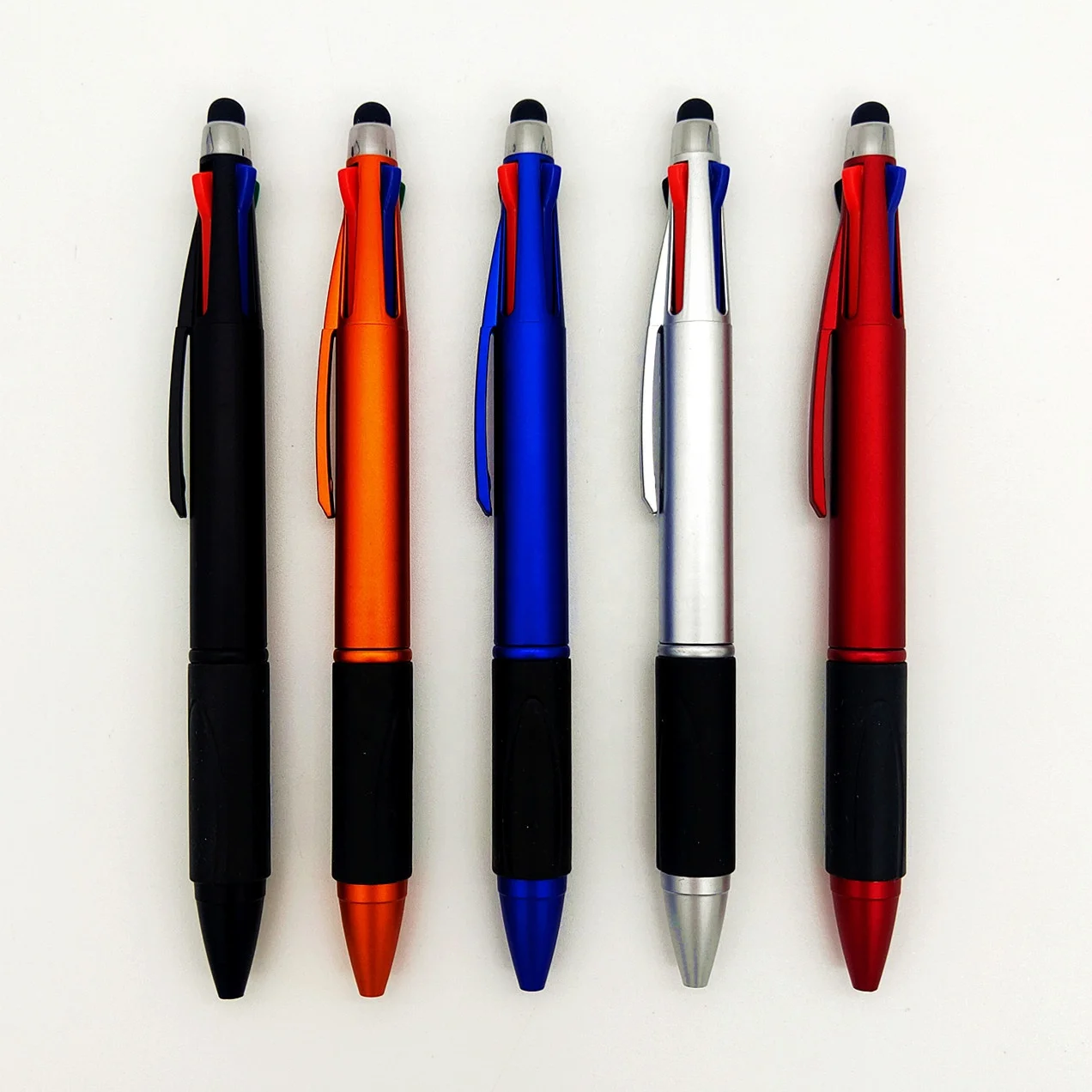 Stylus 4 color ballpoint pen in one 4 in 1 tablet colored stylus pen multicolor 4 colour ink  ball pen