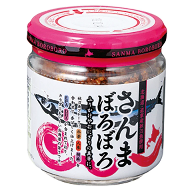 Japanese flavourful premix blending saury flaked seafood dried fish snack