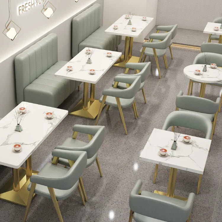 Hot selling Cheaper sofa couch  Modern Design Restaurant furniture Booth Seating Chairs Set dining room table set