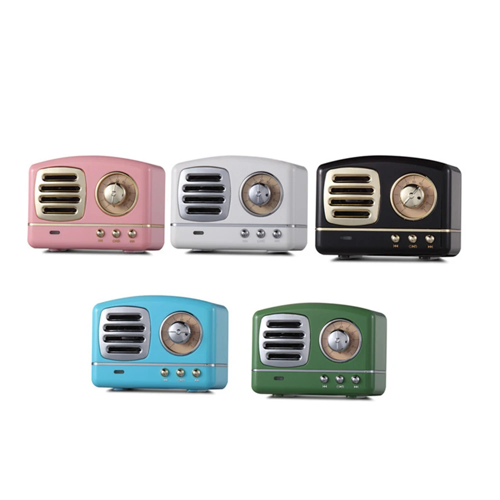 Music Mini High End Quality Vintage Loud Smart Cooler Box Radio Fm Usb Speaker Wireless Portable With Fm Radio Usb