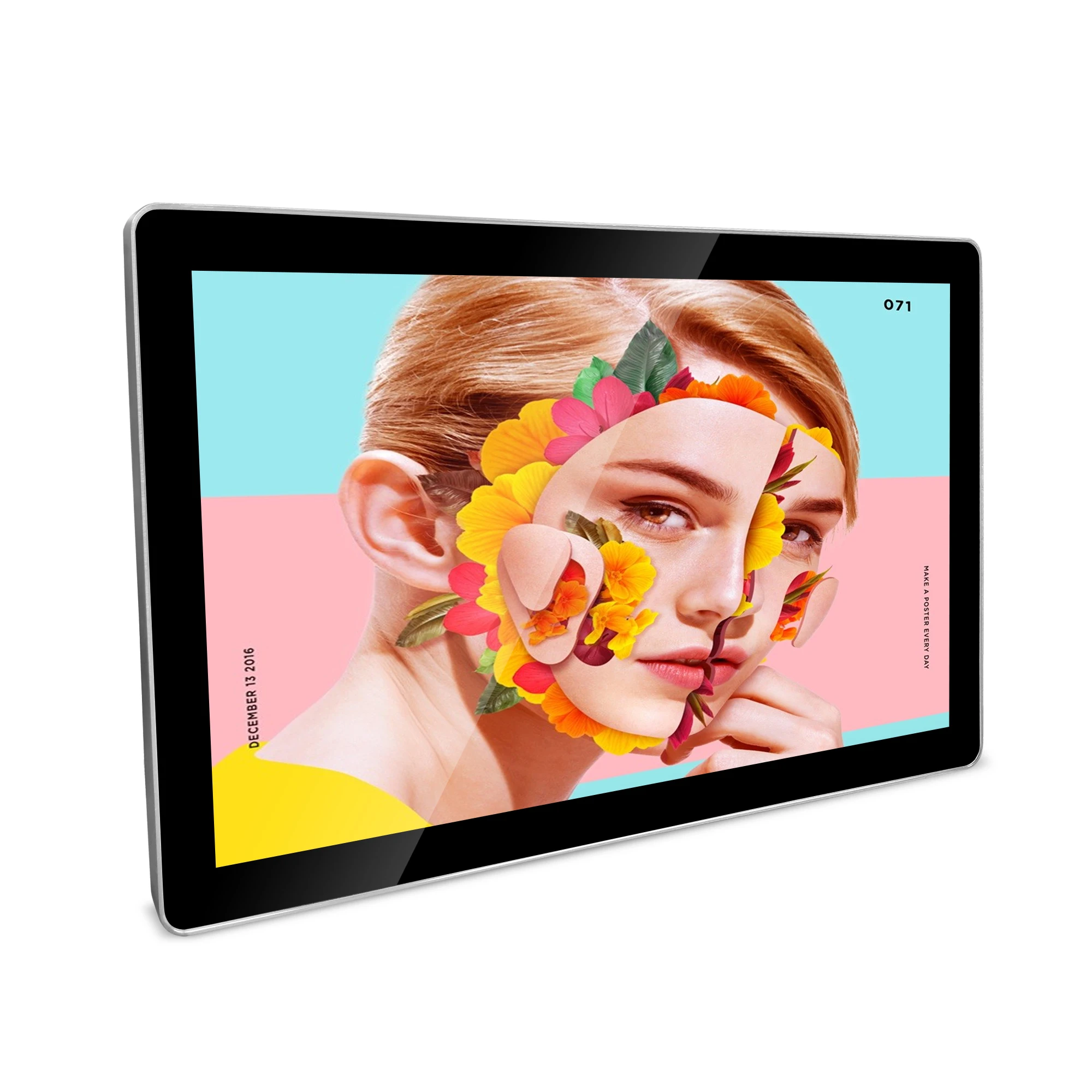15.6'18.5'21.5' inch Wall mount Linux System Digital Signage Tablet Touch Screen Panel for Business Advertising Display