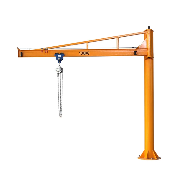 Cantilever crane customized electric manual can be matched with electric hoist for factory cargo handling