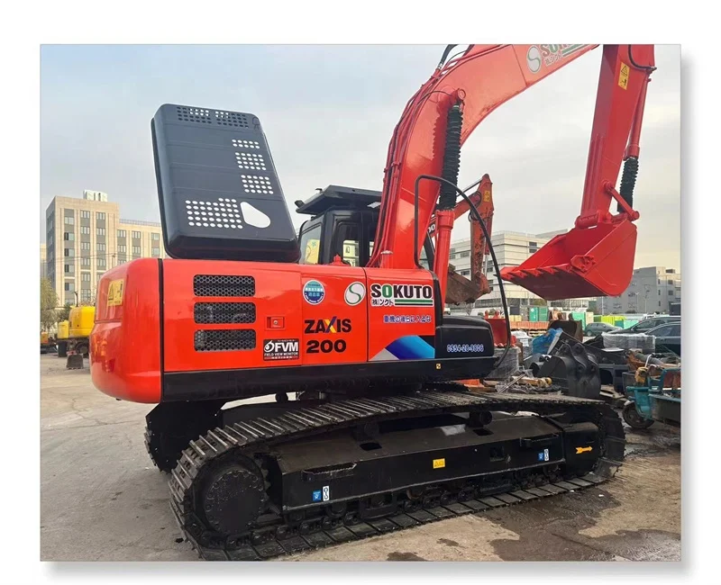 Используется оригинальный экскаватор hitachi zx200 Zaxis200 гусеничный строительные машины экскаваторы