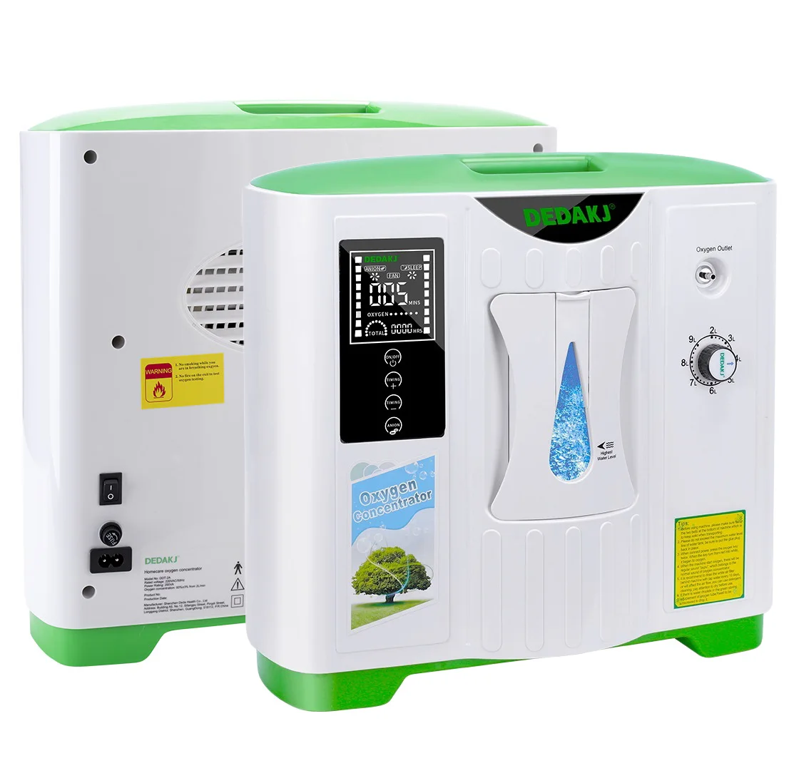 Лидер продаж DEDAKJ DE-2A бытовой портативный концентратор кислорода для домашнего здравоохранения портативный генератор кислорода