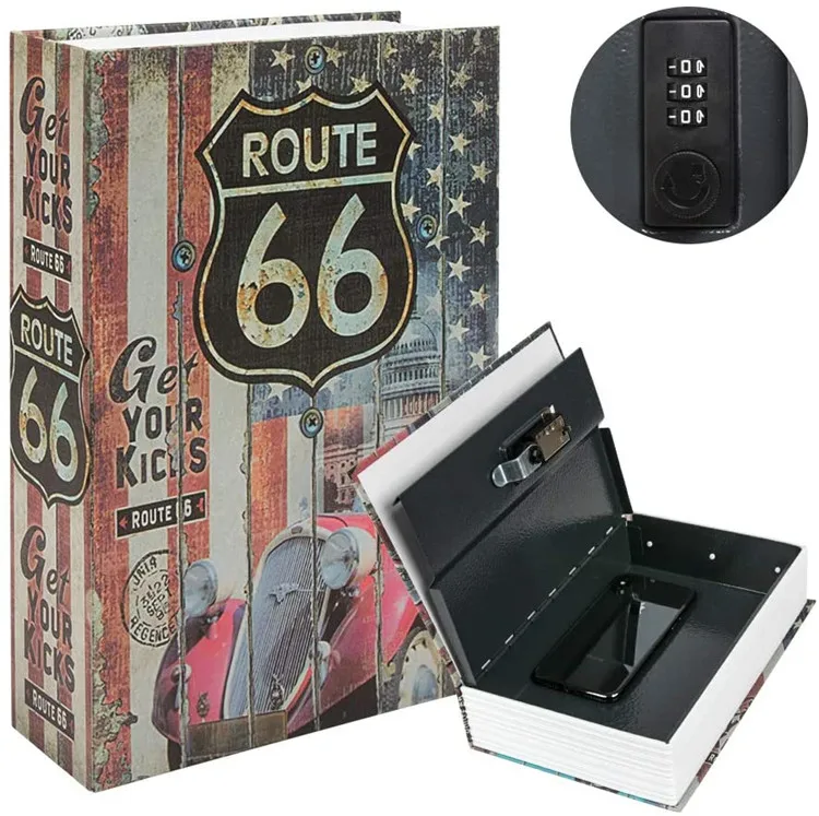 Индивидуальный дизайн логотипа Скрытая безопасная книга как коробки искусственная книга коробка Сейф секретная коробка