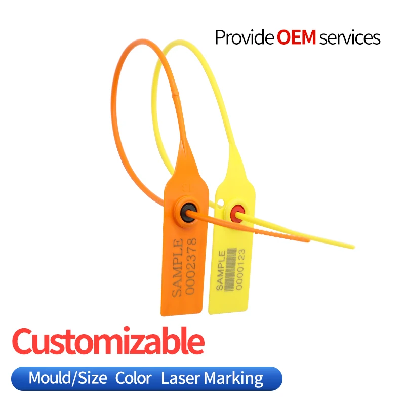 BCP418 Plastic bode sealing blue security plastic seals and seal lock