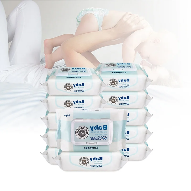 Wet Warm Wipe Flushable Holder Organic Face Natural Baby Wipes 99.9% Pure Water Unscented Cozy Korea lingette