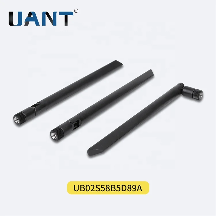 С высоким коэффициентом усиления 2,4 г/5,8 Г dual band большой SMA разъем штекерное гнездо 5 dBi 7 dBi 9 дБи Антенна черного цвета