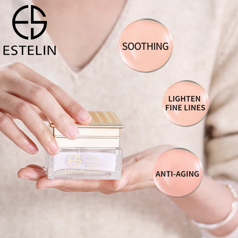ESTELIN Skin Care Cherry Blossoms Micro-Nutritive Regeneration Cream 50g Moisturizing nourishing Smoothing Facial Cream