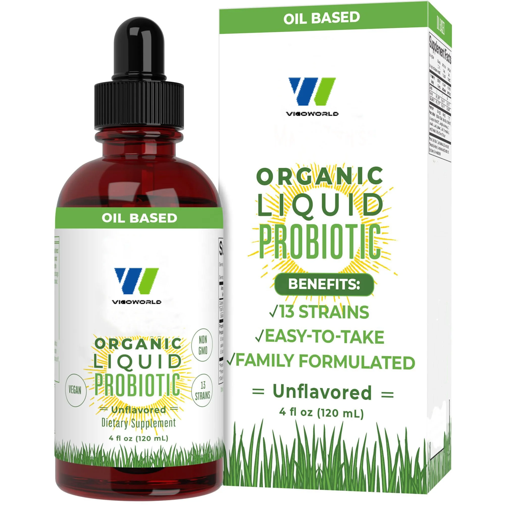 Wholesale Organic Acidophilus Probiotic Liquid Drops Digestive & Gut Health Support for Women & Kids Healthcare Supplement