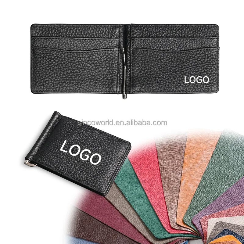 Genuine leather money clip custom leather wallet money clip leather money clip slim genuine vintage for men