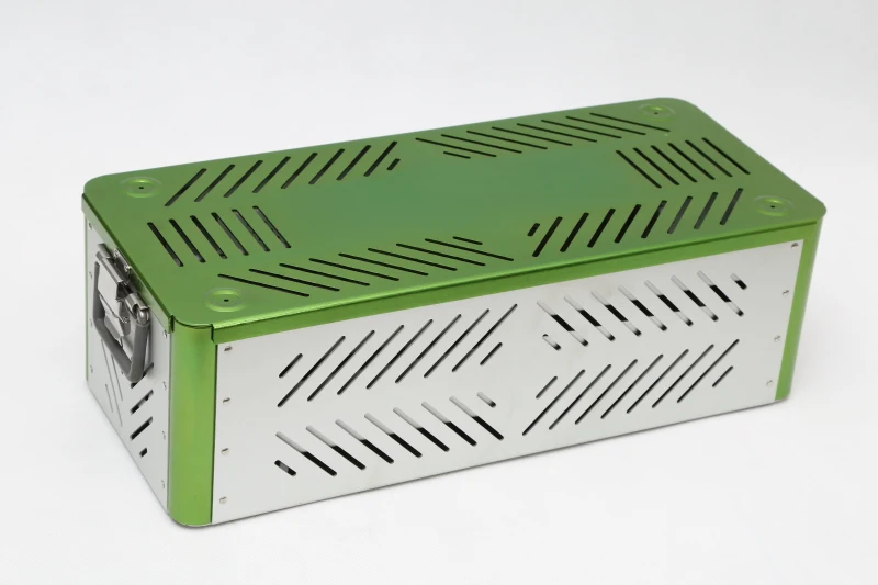 High quality fast shipping stainless steel surgical instrument sterilization containers trays box