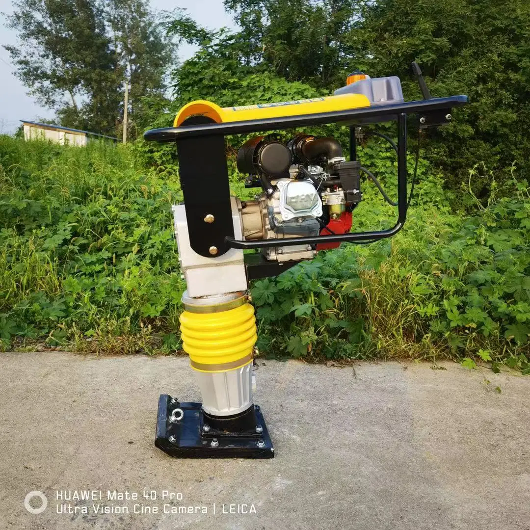 gasoline engine rammer compactor heavy type honda gx100 tamping rammer