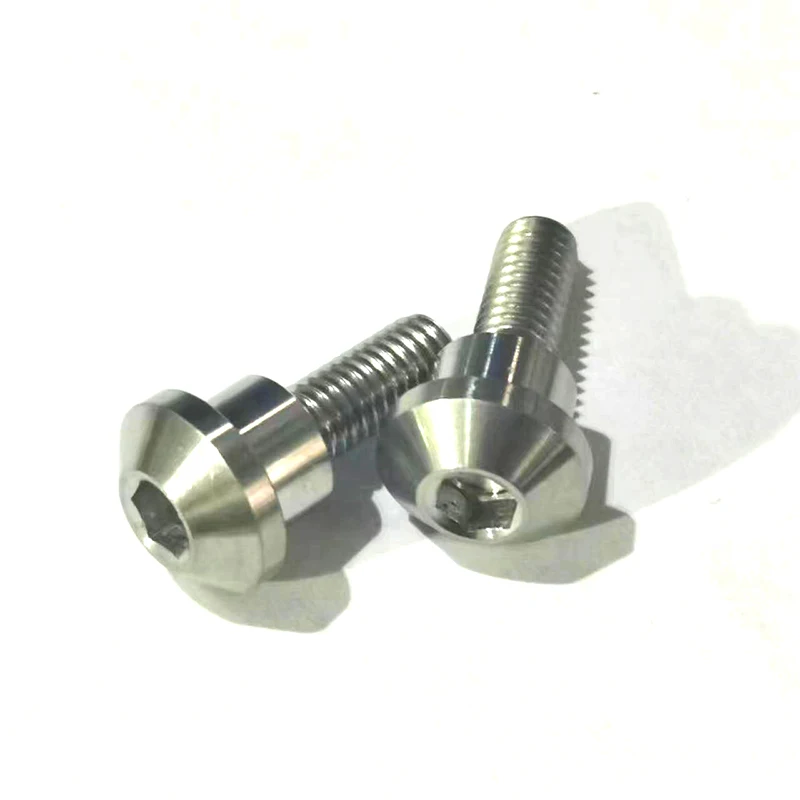 Gr5  Titanium Alloy screws Front Brake Rotor Bolts Disc Screw Kit M6x20mm