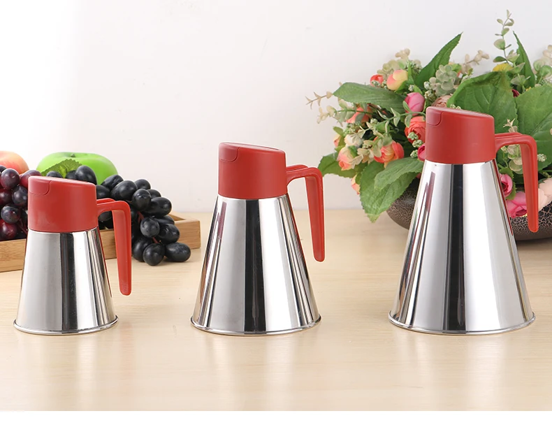 Leak-proof Kitchen Cooking Oil Pot Dispenser With Automatic Flip