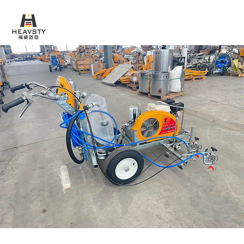 Automatic High Working Efficiency Cold Paint Airless Road Line Marking Pavement Machine