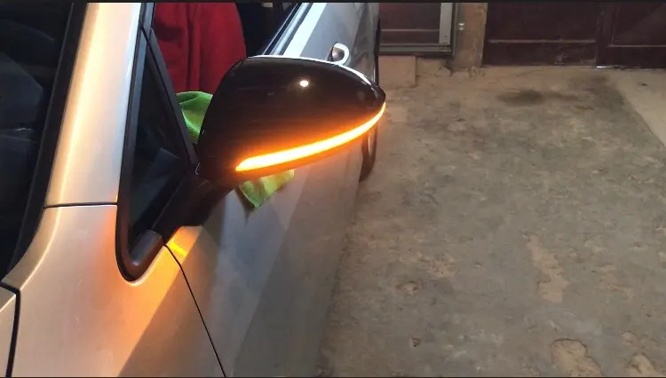  Поворотный сигнал для Golf MK7 7 GTI R GTD светодиодная лампа с зеркалом всех типов passat * B5 B6 B7 magotan sagitar