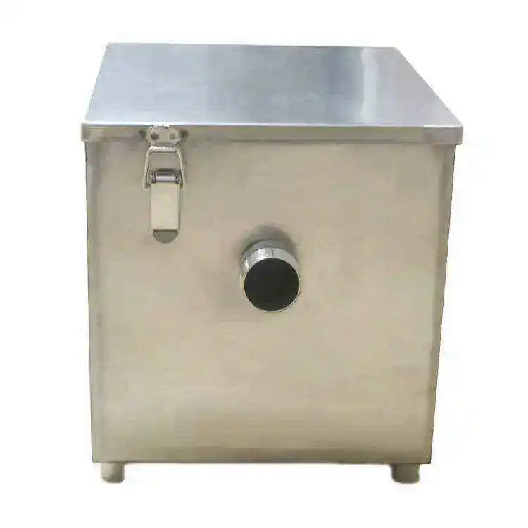 Grease Oil Interceptor Trap for Restaurant Stainless Steel201/304 Kitchen Under Sink Carton GAOYA 125l/hour Productivity