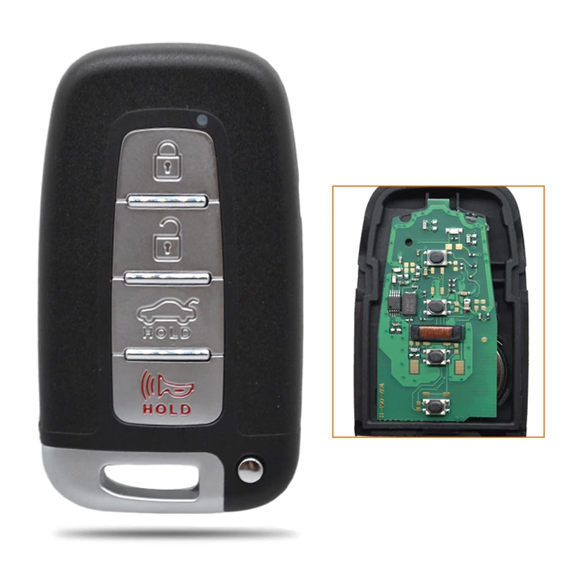 Smart car key fob 4button ID46 Chip 315Mhz for Hyundai Sonata Azera Genesis remote key fob control SY5HMFNA04 keyless go